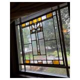 Hanging Stained Glass Panel