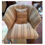 Upholstered Barrel Chair