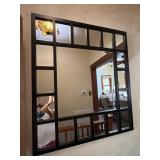 Black-Framed Wall Mirror, 33.5ï¿½ x 38.5ï¿½