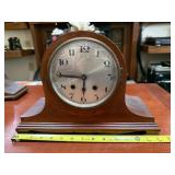 Wooden Mantel Clock With Key