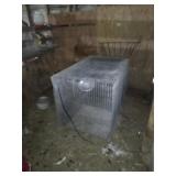 2 Rabbit / Animal Cages and 1 Large Carrier