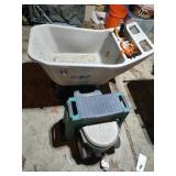 Garden Cart, Stool, and Kneeler