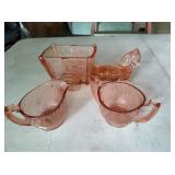 Jeannette Pink Depression Candy Dish and More