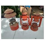Coleman and 2 Unbranded Lanterns