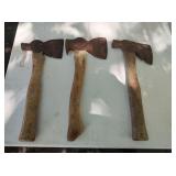 3 Old Hatchets