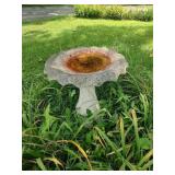 Concrete Bird Bath
