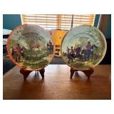 J.F. Herring Hunting Scene Plates by Finsbury