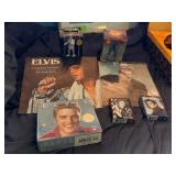 Elvis Presley Memorabilia Collection with Figures