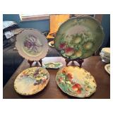 Hand-Painted Decorative Plates