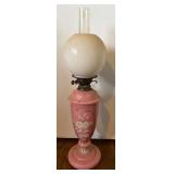 Antique Victorian Kerosene Parlor Lamp, Late 19th