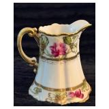 Hand-Painted Nippon Floral Creamer
