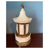 Capodimonte Porcelain Musical Lipstick Carousel