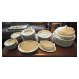 Princess China Dinnerware Set with Floral Design
