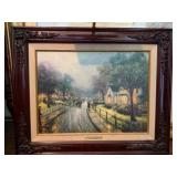 Thomas Kinkade 'Hometown Memories I' Framed Art