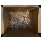 Crystal Stemware with Silver Rim