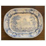 Staffordshire Transferware Serving Platter,