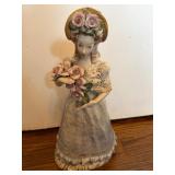 Cordey Porcelain Figurine with Lace Accents