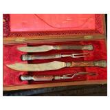 Lockwood Brothers Sheffield Carving Set in Wooden