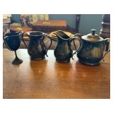 Four W. Rogers Quadruple Plate Tableware Pieces