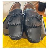 Campanile Collection Black Leather Loafers