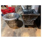 Decorative Planters, Largest is 17 Inches Tall