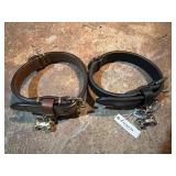 Coach Small Dog Collars with Bone Charms