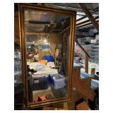 Golden Framed Wall Mirror, 23.5ï¿½ x 43.5ï¿½
