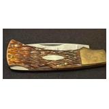 Parker-Frost Mustang Pocket Knife with Jigged Hand