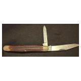 Queen Steel #63 Two-Blade Folding Knife with Jigge
