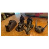 Cast Iron Decorative Figurines Assortment