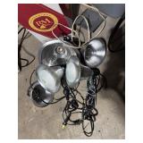 Industrial-Style Clip Lights with Cords