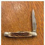 Colonial USA Stag Handle Pocket Knife