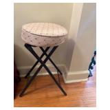 Folding Stool with Cushioned Seat