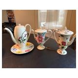 Blue Ridge Ceramic Ware Tea Set
