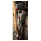 Garden Tools Including True Temper Hoe and Yard Bu