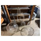 Glass Decorative Items, Largest 14ï¿½ x 10ï¿½