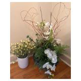 Artificial Floral Arrangements with Planters