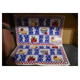 Set of 4 Pillsbury Doughboy Vinyl Placemats