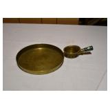Solid Brass Etched Plate & Scoop?