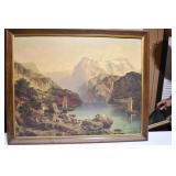 Old World Village Framed Artwork