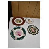 Lot of 4 Vintage Decorative Plates