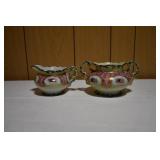 Vintage Sugar Bowl & Creamer