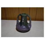 Vtg Dbl Handled Vase Muncie