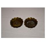 Solid Brass Notre Dame Ashtrays