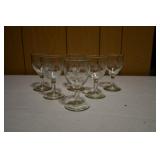 Set of 6 Petite Wine Glasses