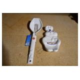 Pillsbury Doughboy Spoon Rest and Spoon