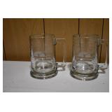 Pair of Silver Dollar City Beer Mugs