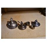 Silver Plate Lids & Napkin Rings
