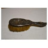 Vintage Silver Plate Hair Brush