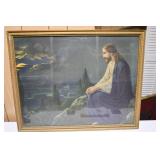 Framed Christ on the Mount of Olives' ARtwork
